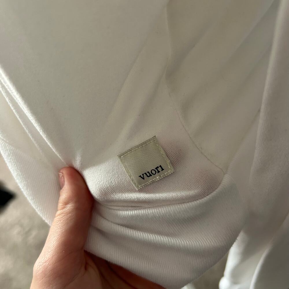 Vuori White Cloud Crewneck Sweatshirt Comfy Soft Loungewear Size Small - Picture 5 of 5